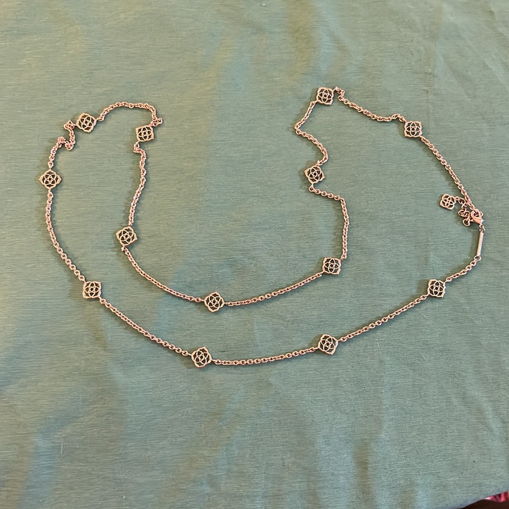 Silver- Tone Kendra Scott Devalyn Necklace